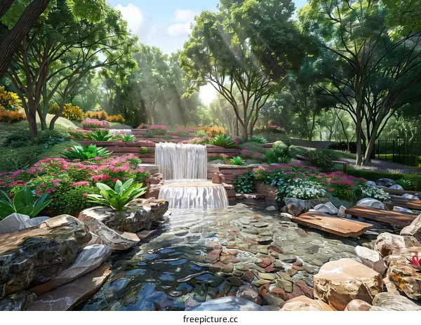 Landscape design renderings