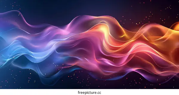 Abstract Flowing Colors