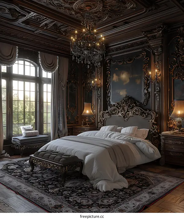 Luxury bedroom interior design