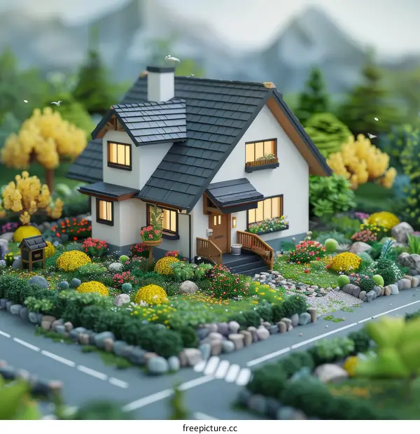 Charming Country Cottage with Lush Garden