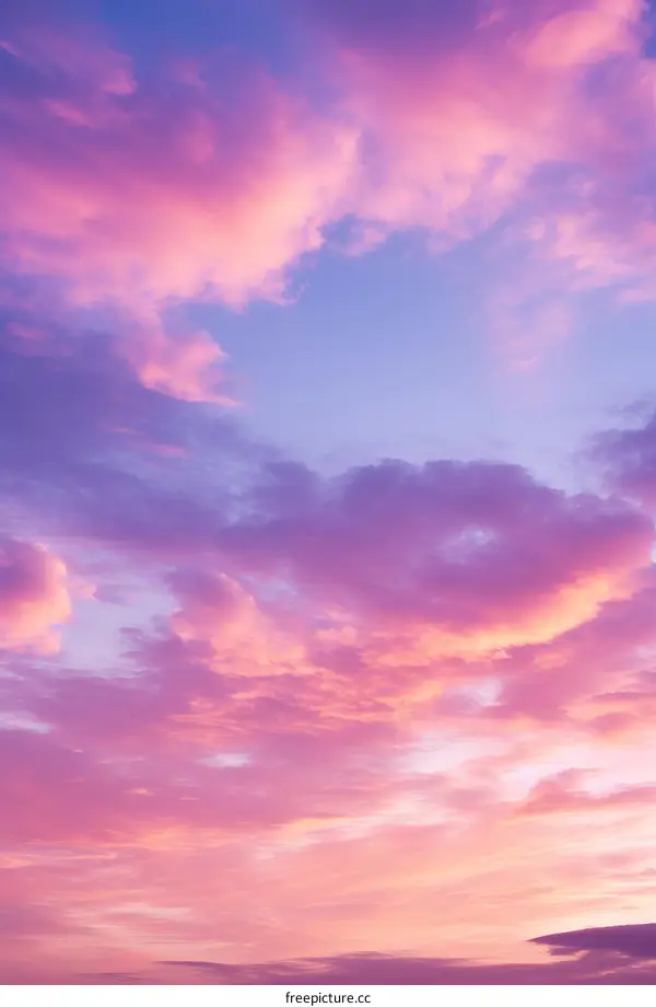 gradient sky at dawn