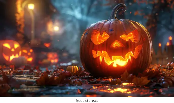 Spooky Halloween Pumpkin