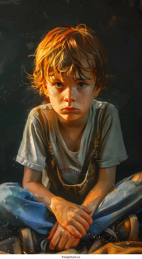 Portrait of a young boy