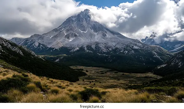 Majestic Mountain Range Panorama
