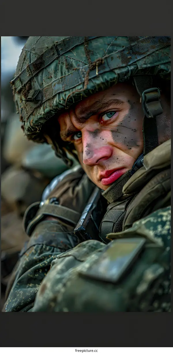 Portrait of a soldier