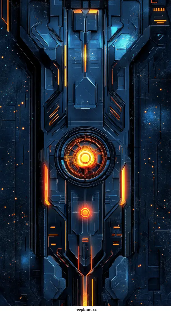 Futuristic Technological Panel Design