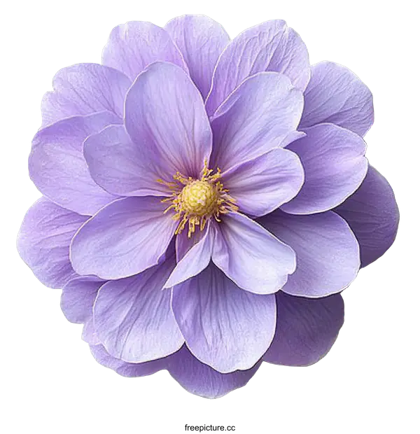[Transparent Background PNG]Closeup of a Beautiful Lavender Flower