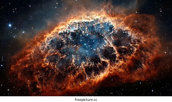 Amazing Cosmic Nebula in Deep Space