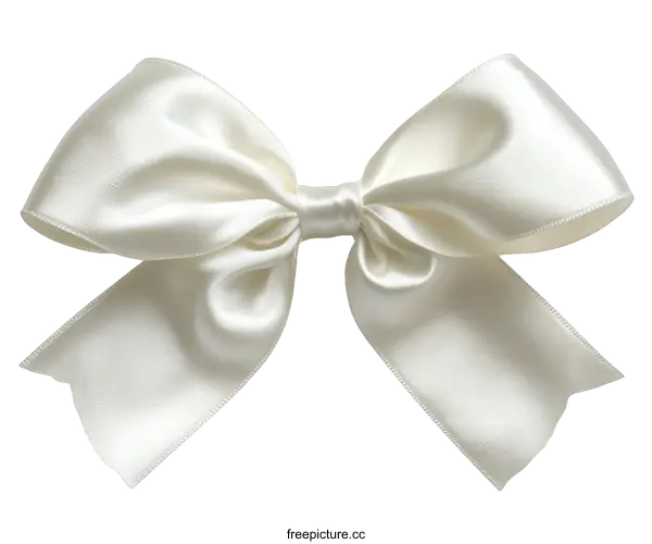 [Transparent Background PNG]Elegant Satin Ribbon Bow for Gifts and Decorations