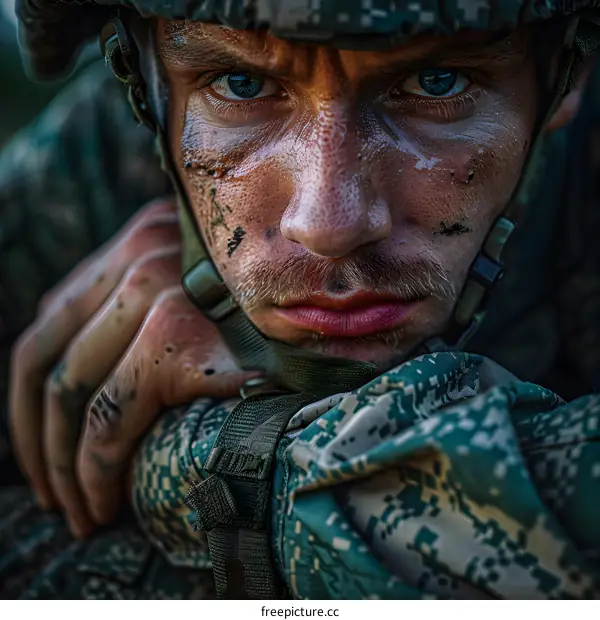 Portrait of a soldier