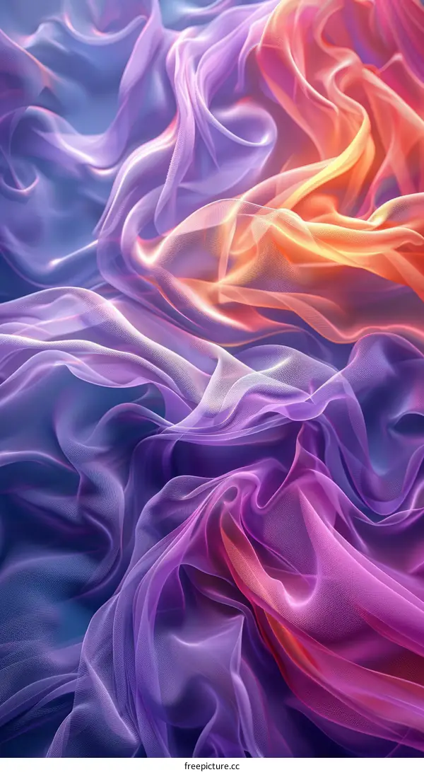 Flowing Abstract Art in Vibrant Colors