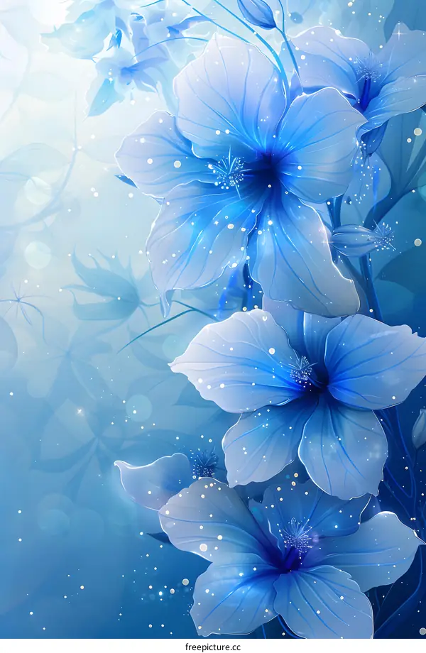 Blue flowers
