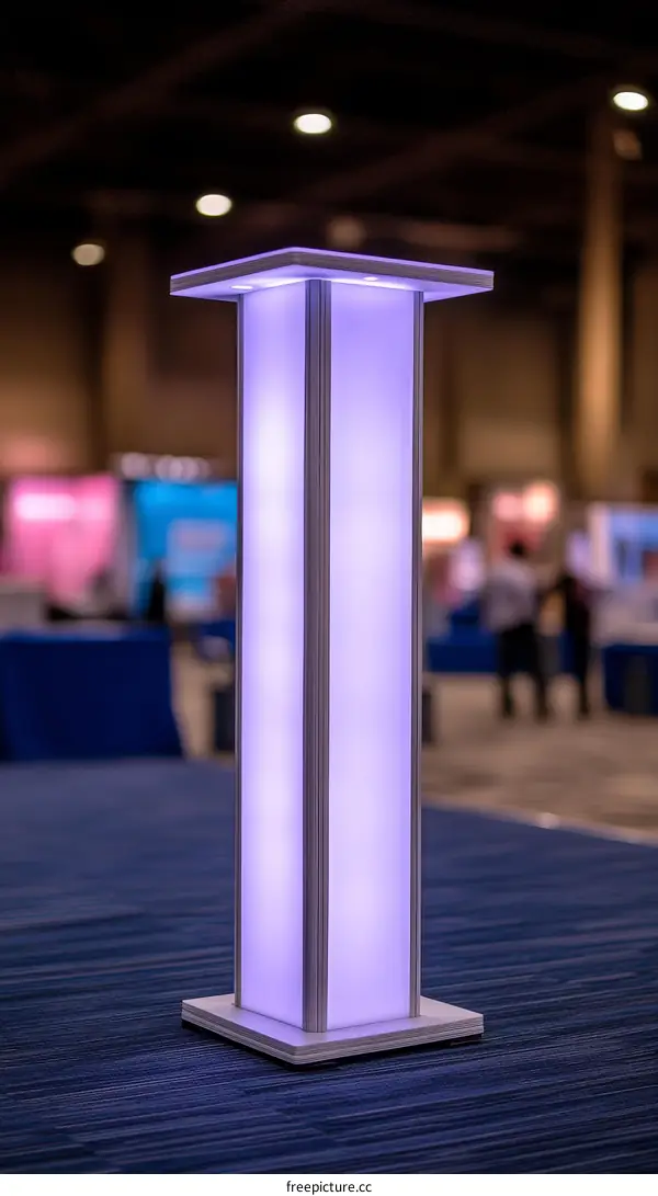 Illuminated Light Display Stand for Exhibition