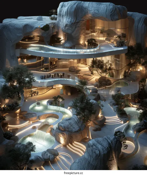 A Modern Homeの中に洞窟がある