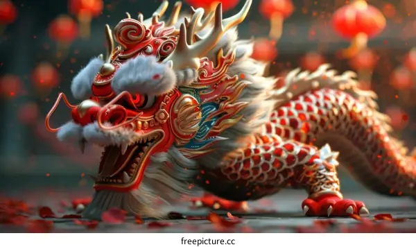 Dragon Dance Performance: Celebrating Chinese New Year