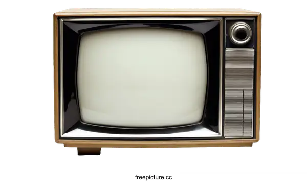 [Transparent Background PNG]Vintage Television Retro Electronic Device