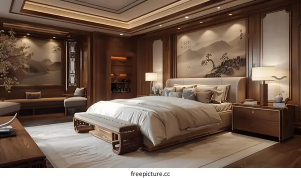 Chinese style bedroom