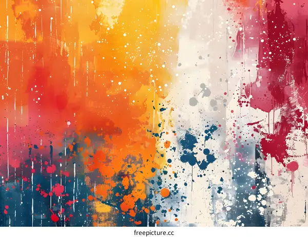 Colorful abstract painting