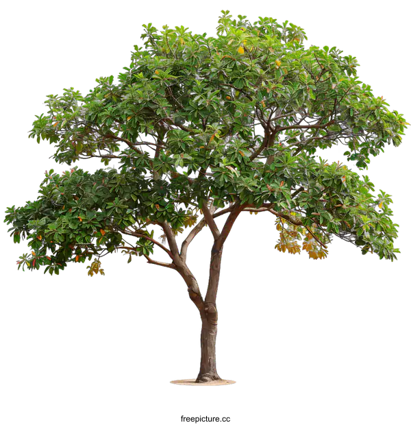 [Transparent Background PNG]Green Tree Isolated on White Background