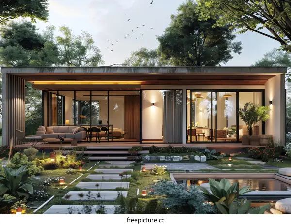 The beauty of simplicity in modern house design