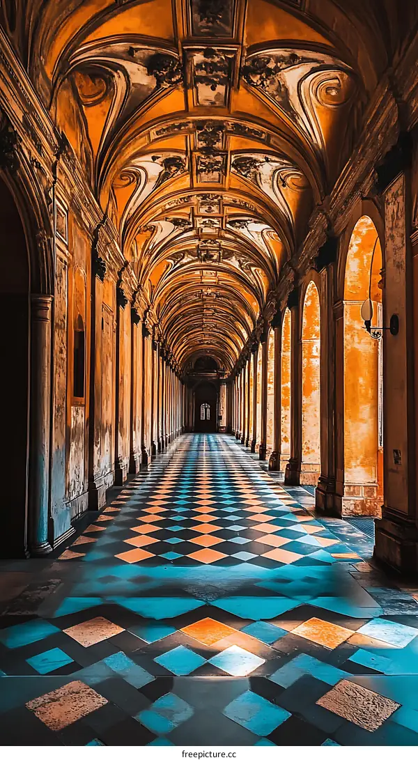 The Perspective of an Arched Hallway