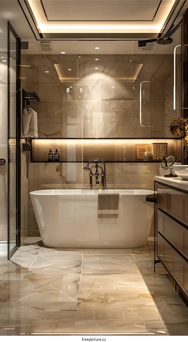Luxury Modern Elegant Bathroom Design