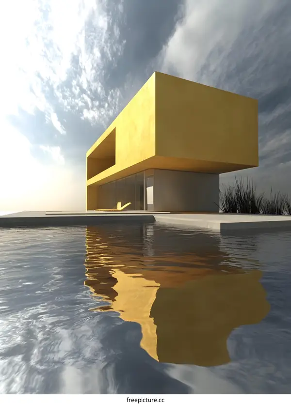 Modern Minimalist House with Swimming Pool Design