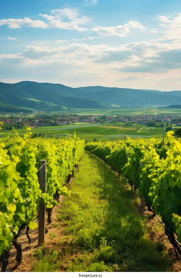 Vineyard in the Wachau Valley, Austria