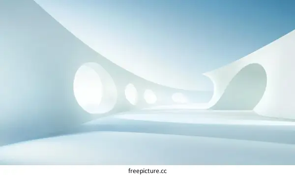 Abstract Architectural Design Interior Space