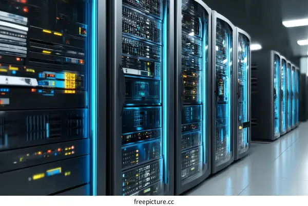 Modern Data Center Server Racks