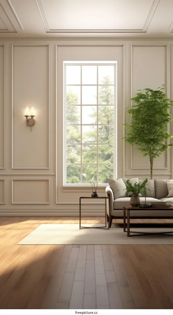 Spacious Living Room With Luxurious Appeal