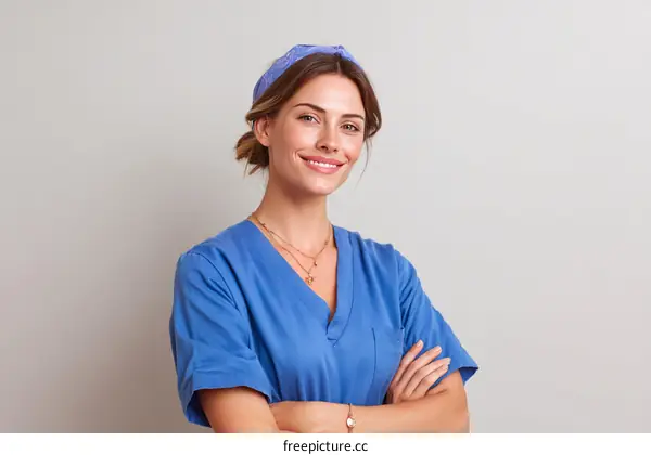 Confident Female Healthcare Professional Portrait