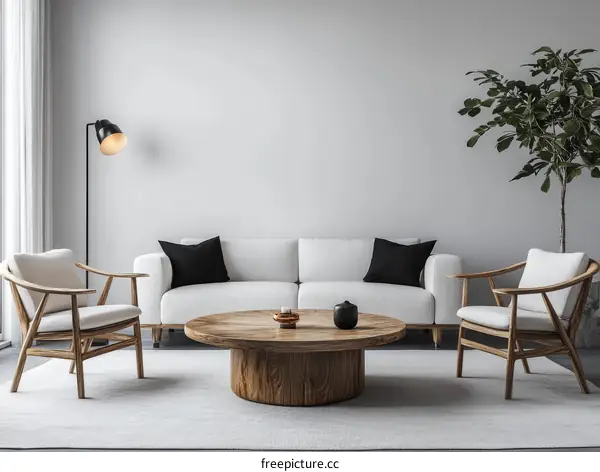 Modern Minimalist Living Room Interior Design