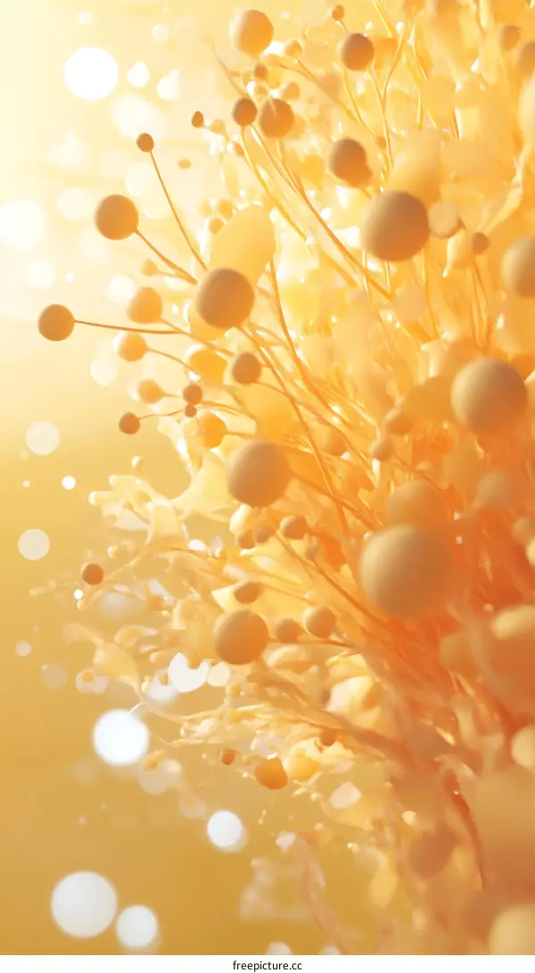 Abstract Liquid Flowing Art