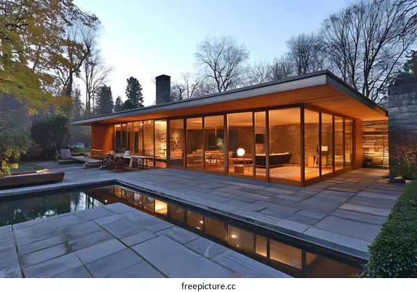 Modern Architecture House with Swimming Pool