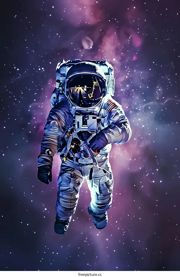 Astronaut in Outer Space