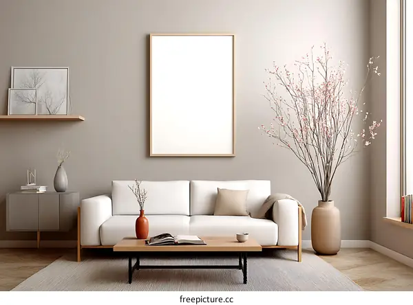 Modern Minimalist Living Room Interior Design