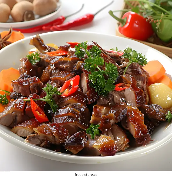 Delicious Braised Duck Meat