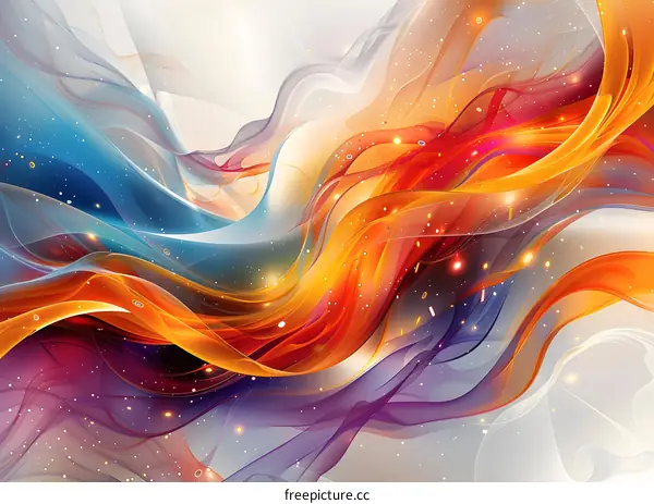 Colorful abstract painting