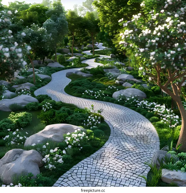 Chinese style garden landscape design renderings