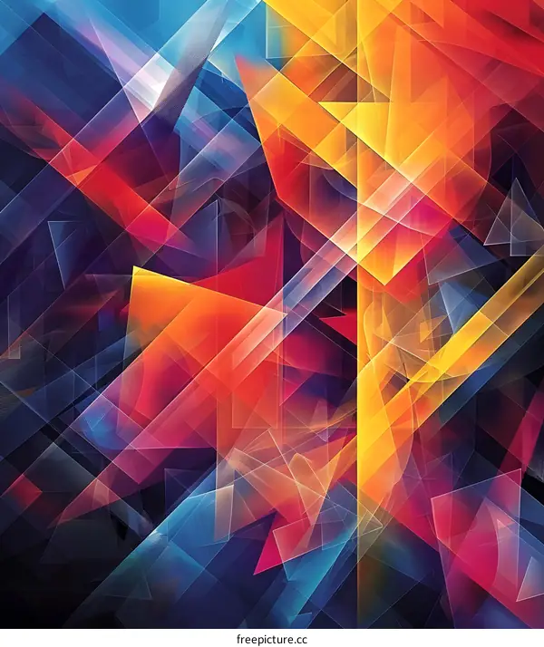 Abstract illustration of geometric shapes