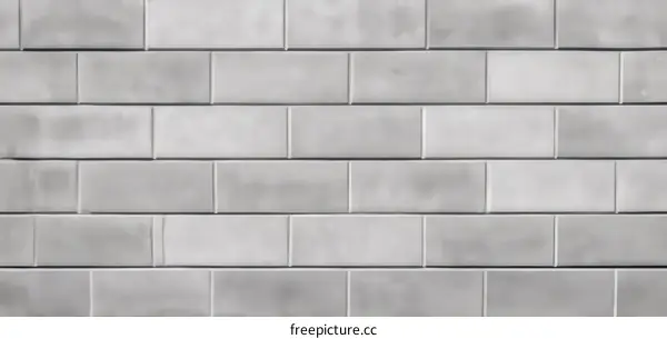 Gray Brick Wall Texture Background