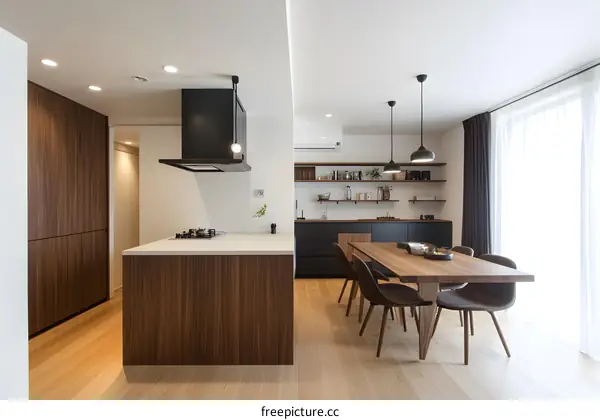 Modern Kitchen and Dining Room Interior Design