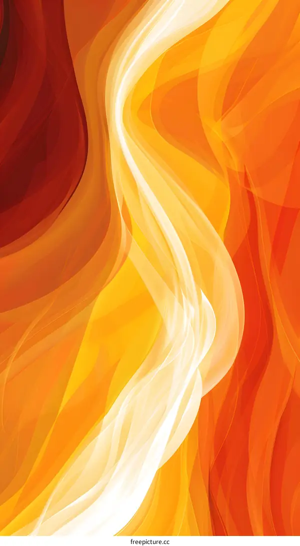 Abstract Background With Orange And Yellow Colors