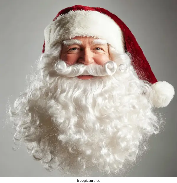 Santa Claus Portrait Close-up