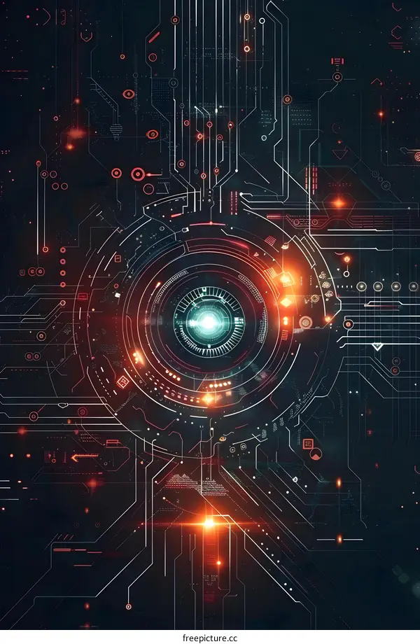futuristic technology background