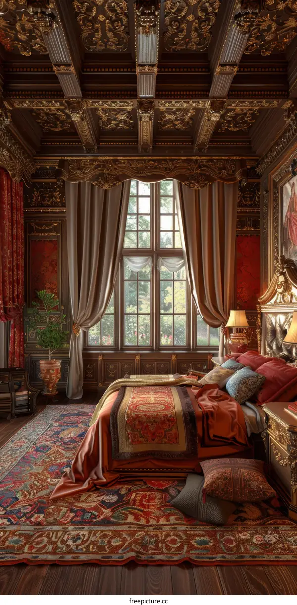  Lavish Bedroom Suite with Garden View and Sitting Area