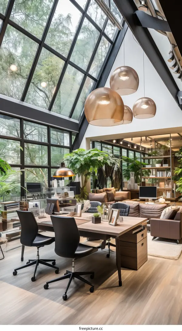 Stunning Modern Home Office Interior Design