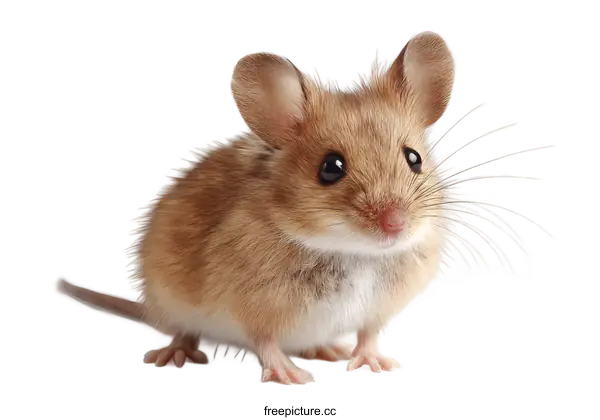 [Transparent Background PNG]Cute Little Mouse Close-up Portrait