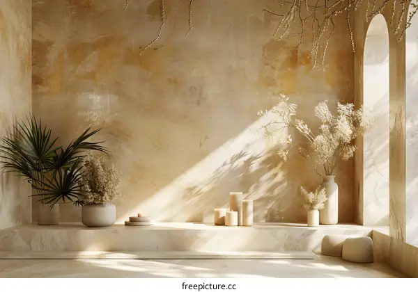 Beige Aesthetic Minimalist Interior Design